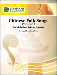 Chinese Folk Songs #1 Viola Duet, Trio or Quartet cover Thumbnail